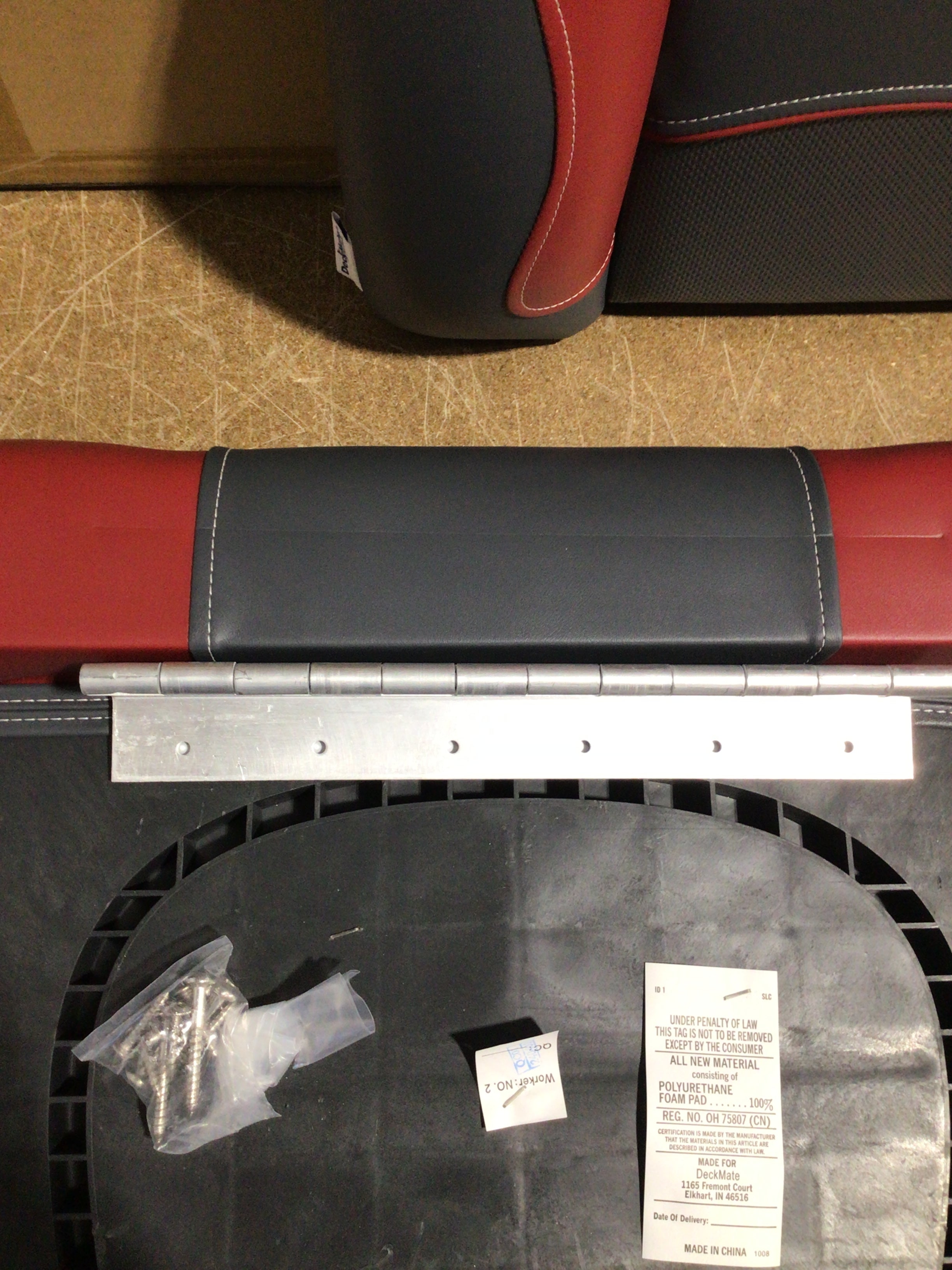 CLEARANCE ITEM CL-B047 & B051 | 4 Piece Compact Bass Boat Seats (Set of 2) | N100-2-401