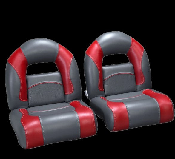 CLEARANCE ITEM CL-A591 & CL-A901 | 4 Piece Compact Bass Boat Seats (Set of 2) | N100-2-401