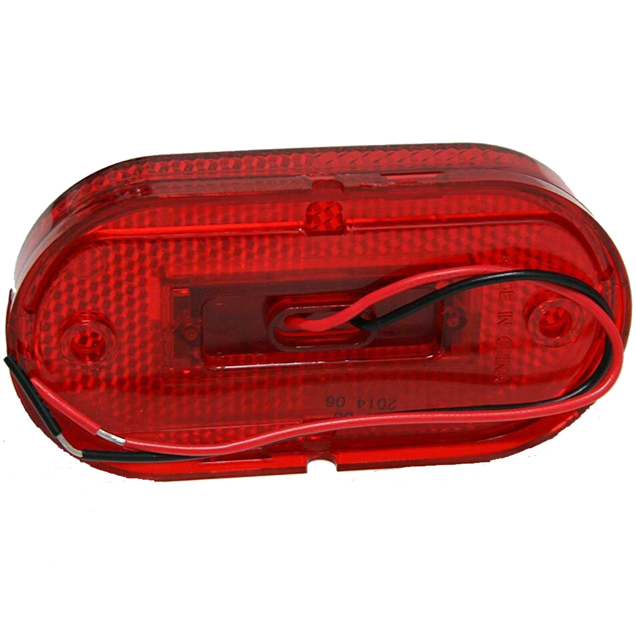 4"x 2" LED Oblong Marker Light w/Reflex Red/Red