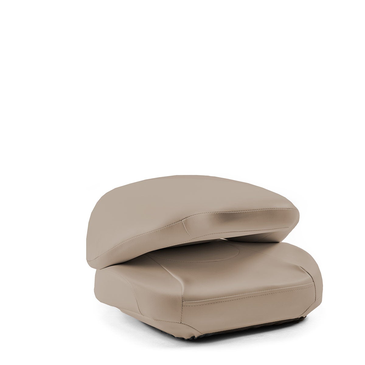 DeckMate High Back Sport Cushion Fishing Boat Seat Tan Marine Grade Vinyl for sale #color_tan