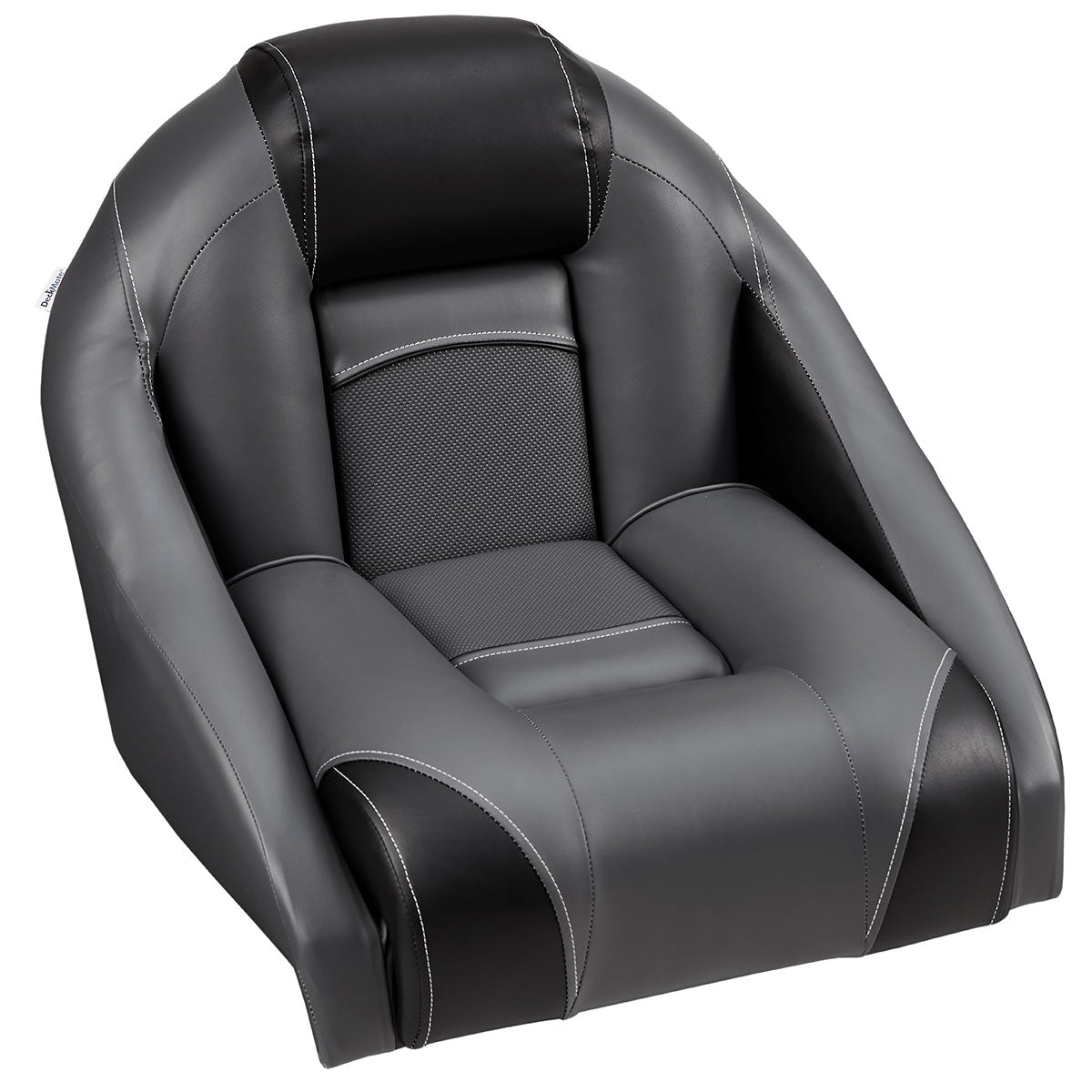 DeckMate Ranger bass boat seat detail #color_charcoal & black