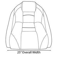Ranger Bass Boat Seats with Center Storage Console