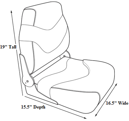 Plush Fishing Boat Seats