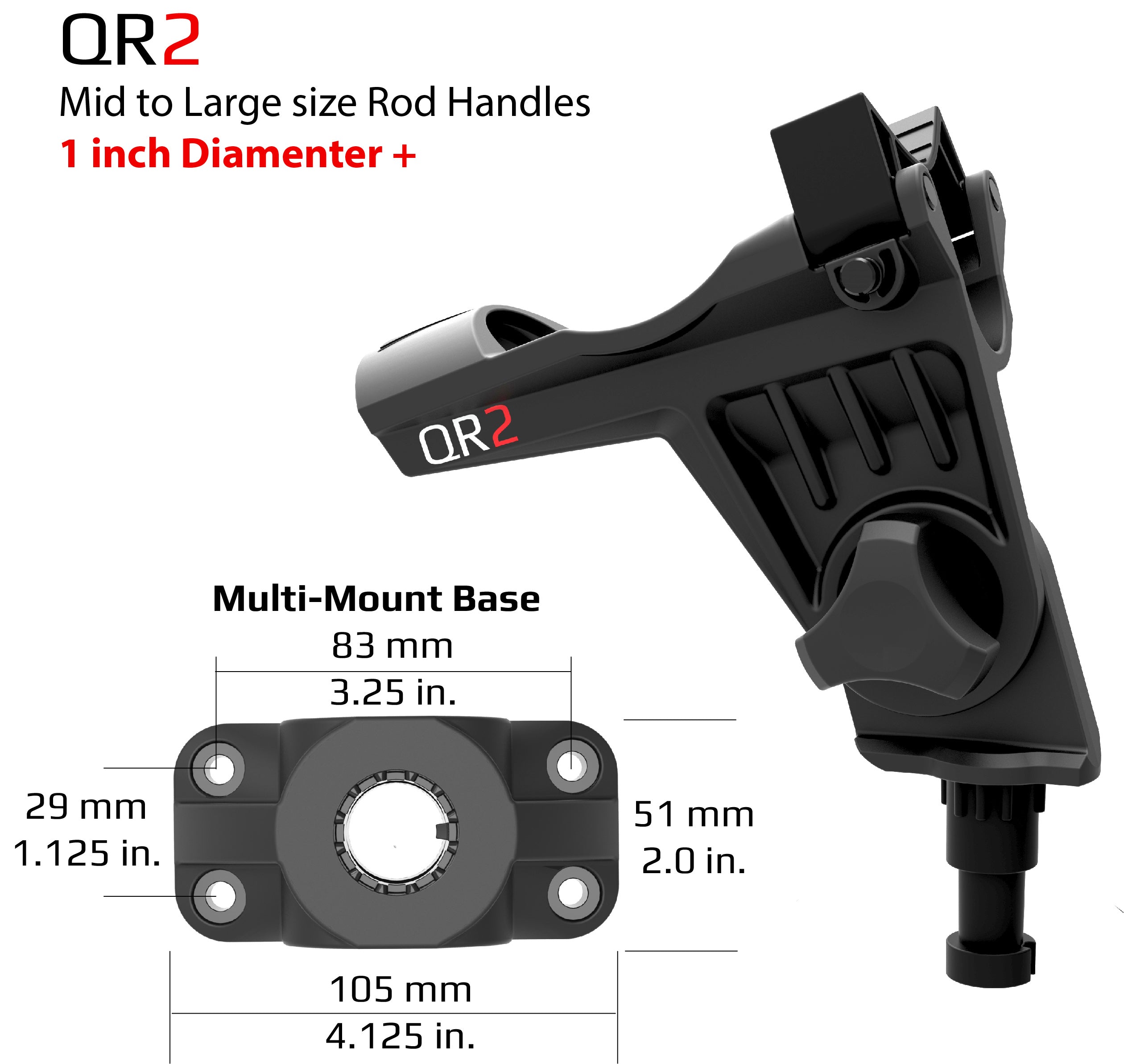 QR-2 with Multi Mount base
