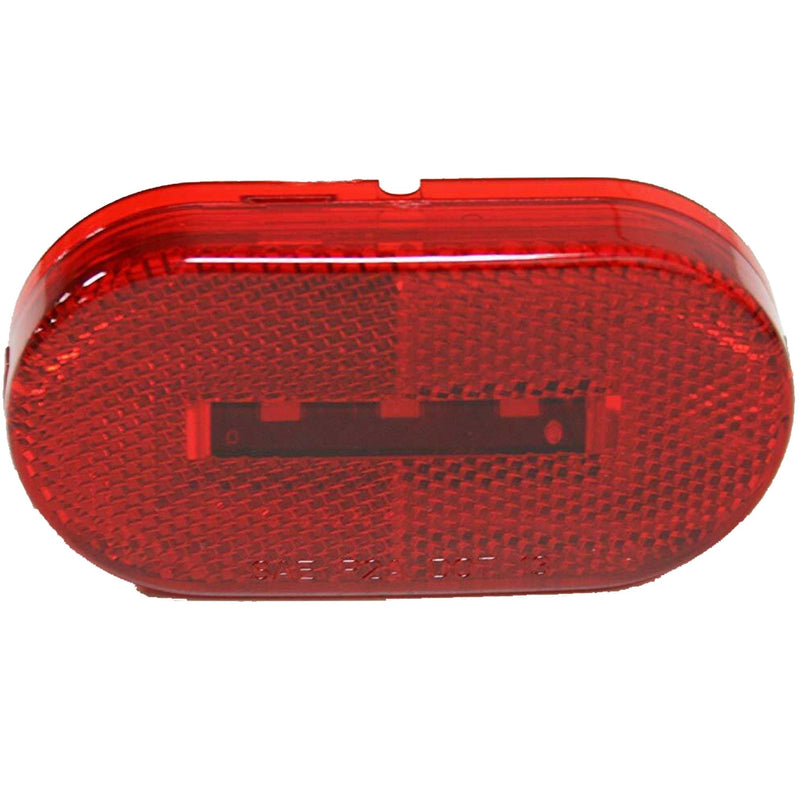 4"x 2" LED Oblong Marker Light w/Reflex Red/Red