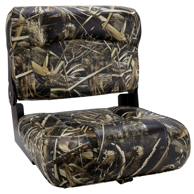 Camo Low Back Folding Boat Seats