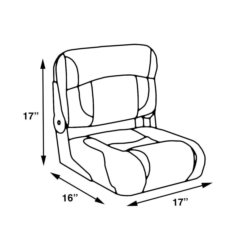 52" High Back Bench Seat