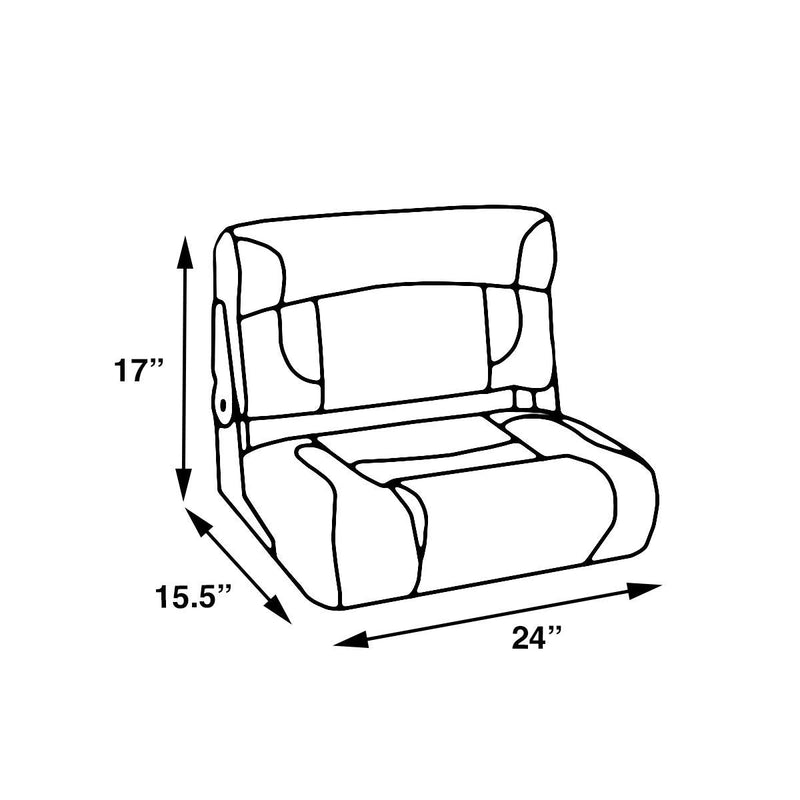 68" Bucket Bass Boat Seats