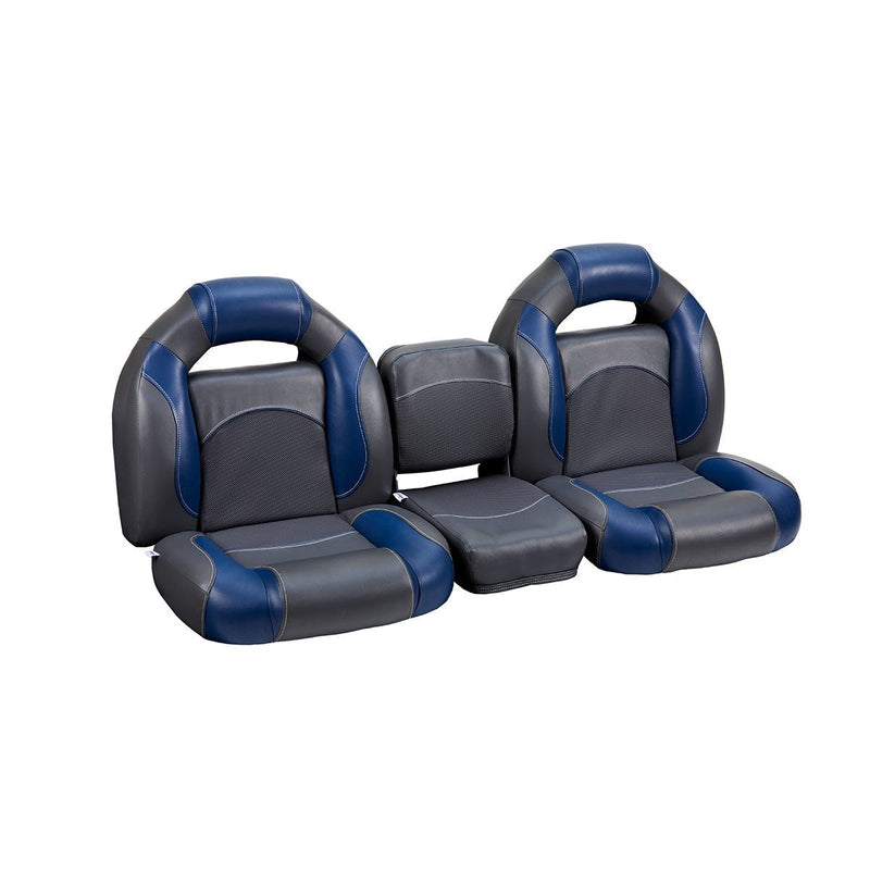DeckMate Bass Boat Bench Seat Set with Middle Seat