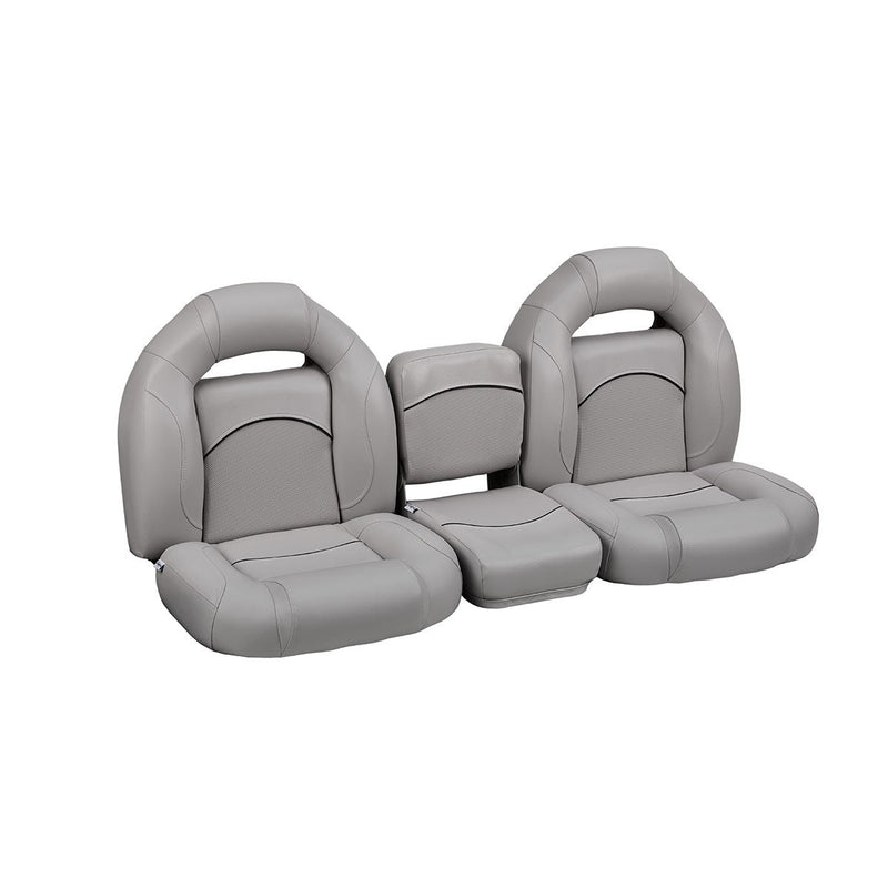 DeckMate Bass Boat Bench Seat Set with Middle Seat