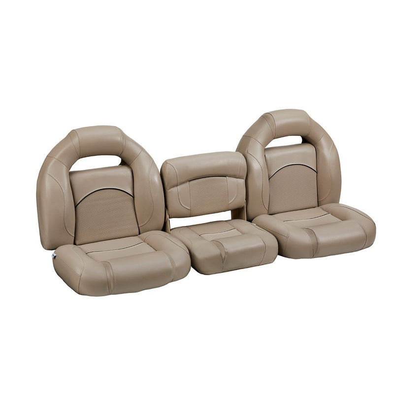 DeckMate Bass Boat Bench Seat Set with Center Seat