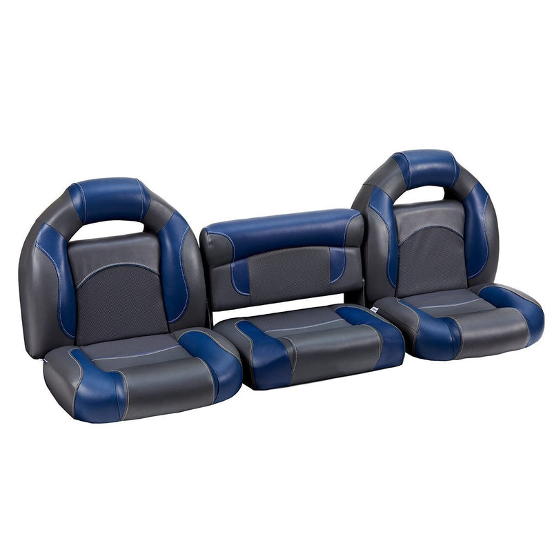 DeckMate Bass Boat Bench Seat Seat with Wide Center Seat