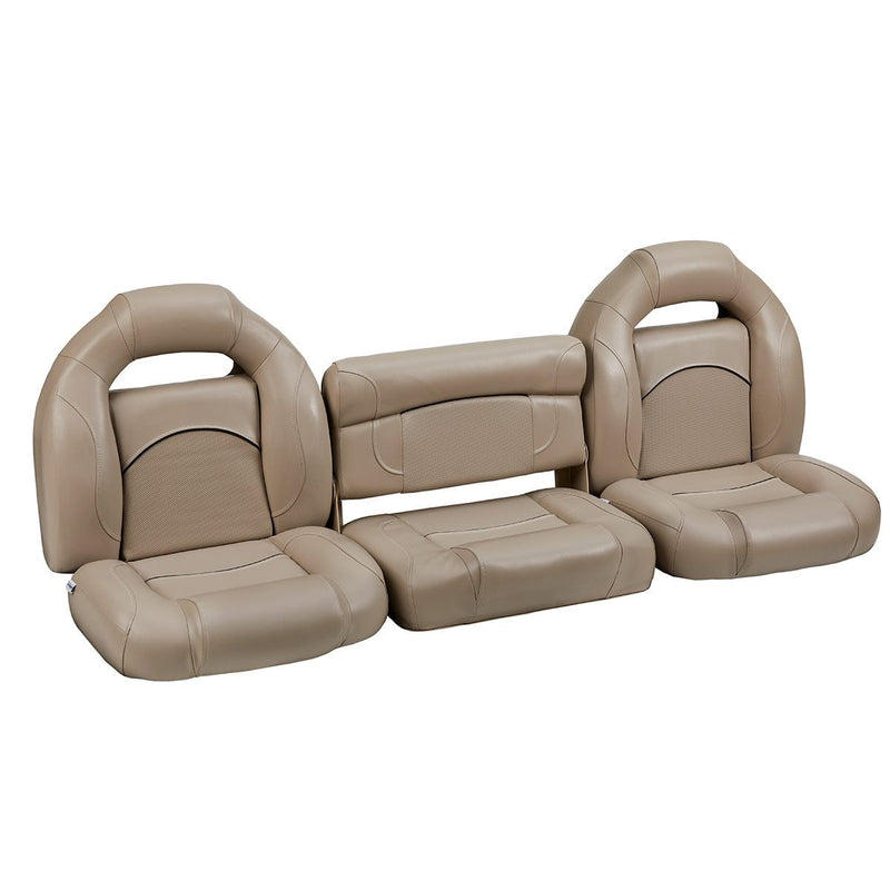 DeckMate Bass Boat Bench Seat Seat with Wide Center Seat