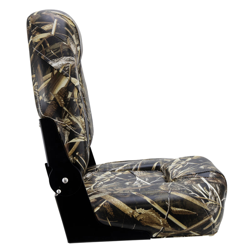 Camo High Back Folding Boat Seats