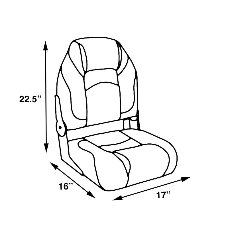 47" Bass Boat Bench Seats