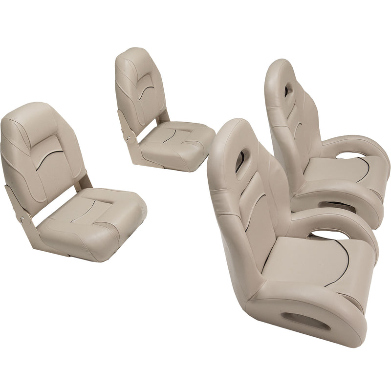 fish and ski boat seats in tan