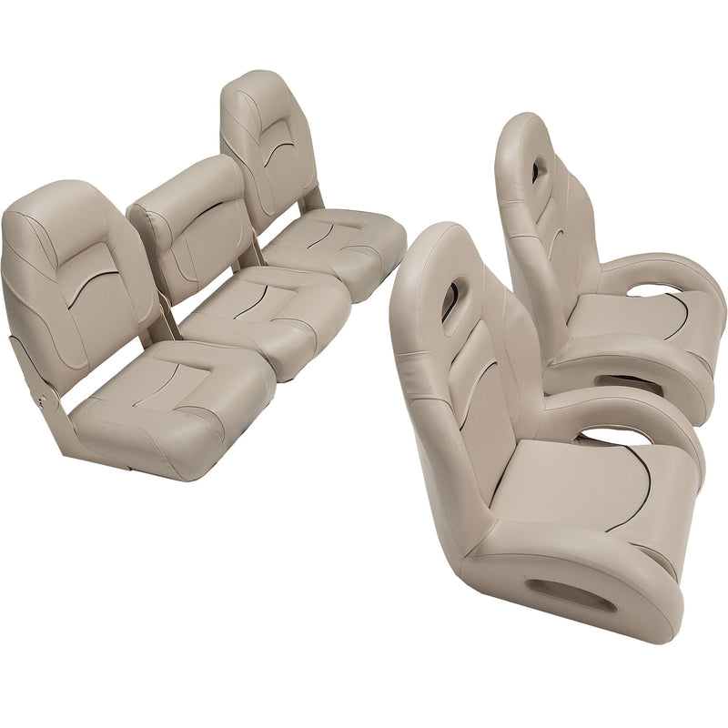 fish and ski boat seats in tan