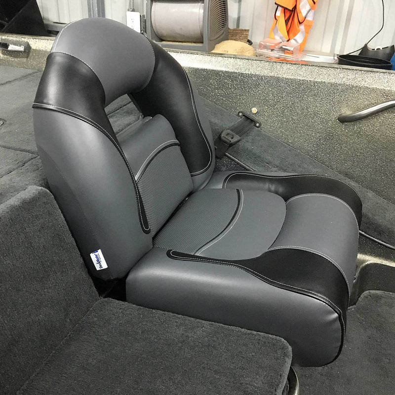 DeckMate boat seats installed on a Nitro Savage