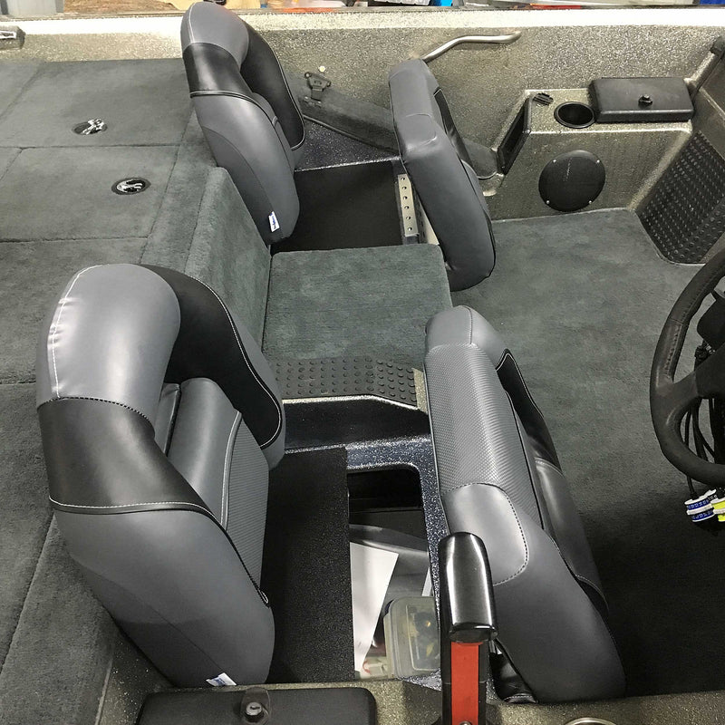 DeckMate boat seats installed on a Nitro Savage