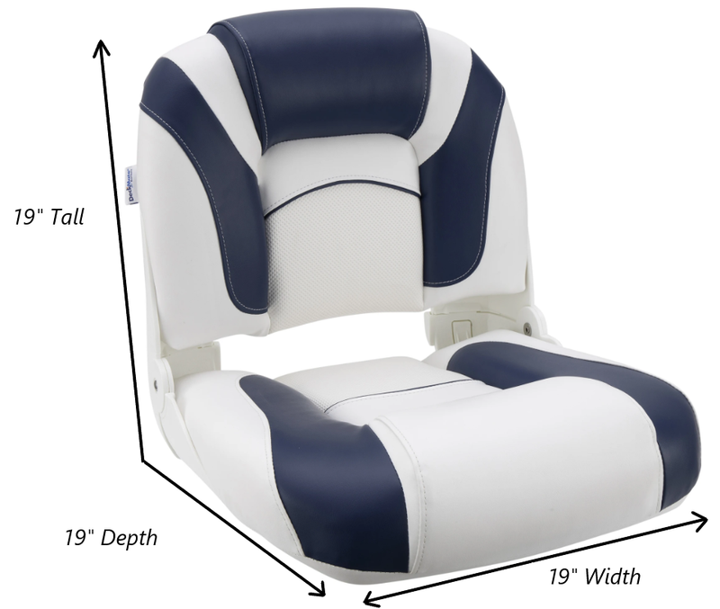 Pro Angler Low Back Folding Boat Seats (Out for Season)