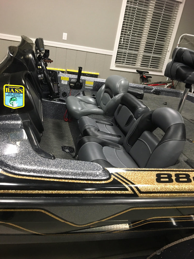 57" Nitro Bass Boat Bench Seats
